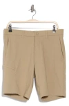 Callaway Flat Front 9-inch Golf Shorts In Chinchilla