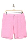 Callaway Flat Front Golf Shorts In Sea Pink
