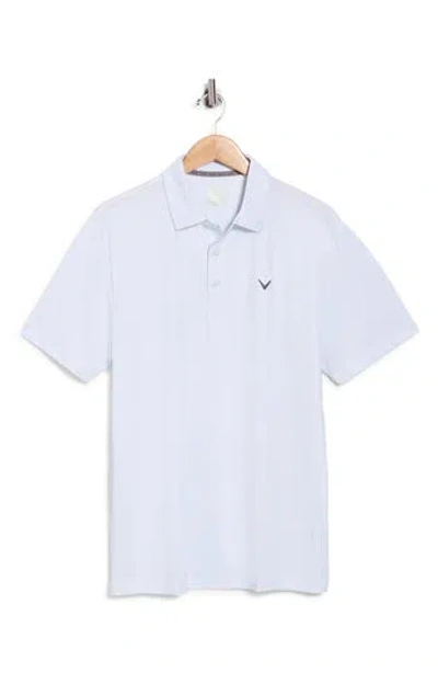 Callaway Foulard Geometric Golf Polo In White
