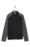 Callaway Full Zip Mixed Media Golf Jacket In Black