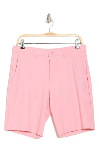 Callaway Golf ® 9" Flat Front Golf Shorts In Sea Pink