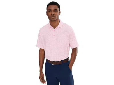 Callaway Golf Foulard Printed Polo In Pink