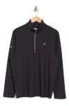 Callaway Golf ® Quarter Zip Pullover In Caviar