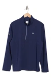 Callaway Golf ® Quarter Zip Pullover In Peacoat