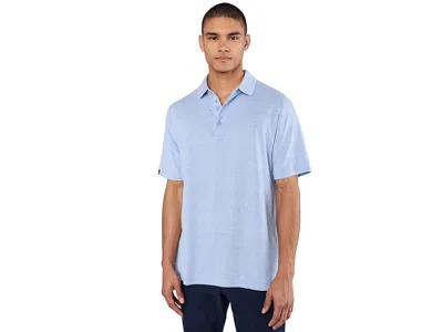 Callaway Heather Jacquard Polo In Blue