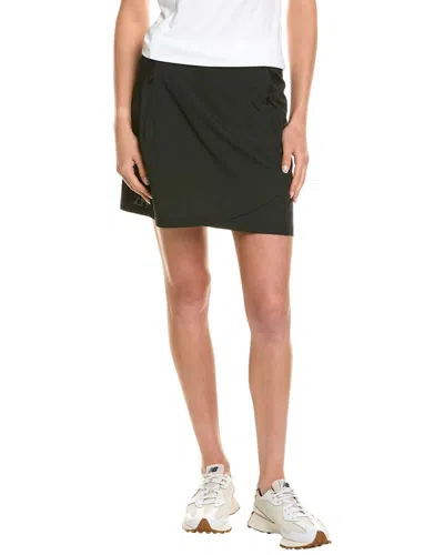 Callaway Heather Perforated Skort In Black