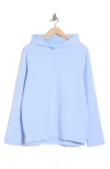 Callaway Heathered Hooded Pullover In Blue