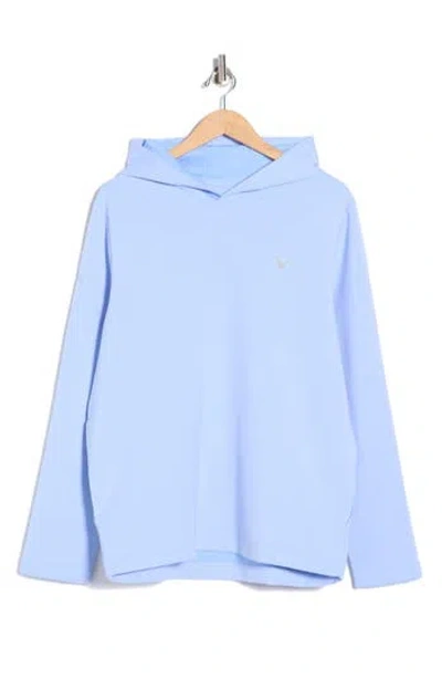 Callaway Heathered Hooded Pullover In Blue