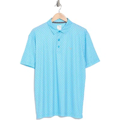 Callaway Herringbone Polo In Blue