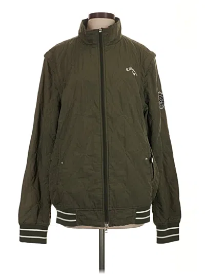 Pre-owned Callaway Jacket In Green