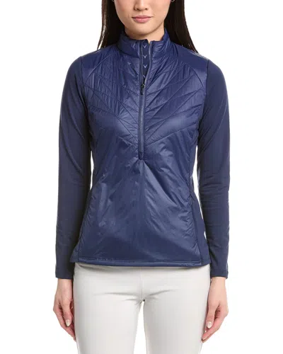 CALLAWAY CALLAWAY LIGHTWEIGHT MIXED MEDIA 1/2 ZIP PULLOVER
