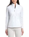 Callaway Lightweight Mixed Media 1/2 Zip Pullover In White