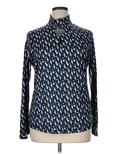Callaway Long Sleeve Blouse In Blue