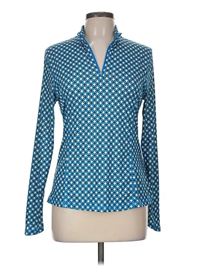 Pre-owned Callaway Long Sleeve Polo Shirt In Blue
