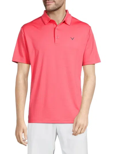 Callaway Men's Micro Texture Polo In Sunkissed