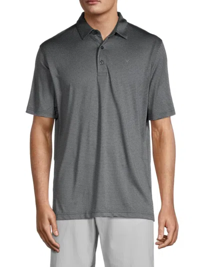 Callaway Men's Striped Polo In Black