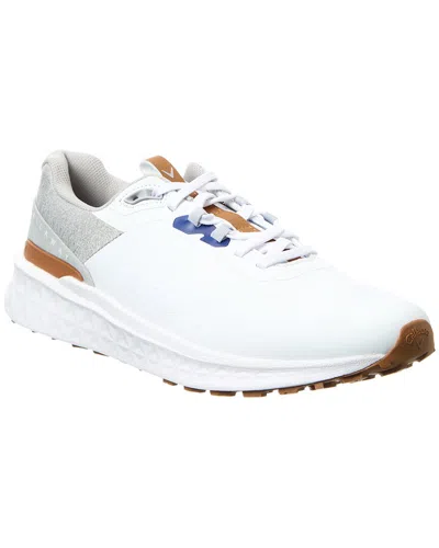 Callaway Pacific Xt Leather Golf Shoe In White