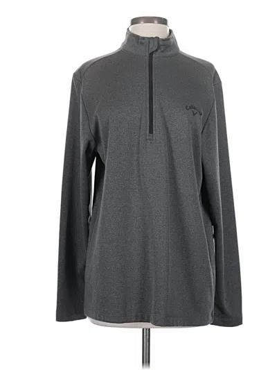 Pre-owned Callaway Pullover Sweater In Gray
