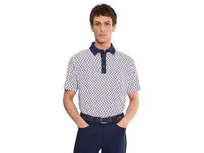 Callaway Resort Geo Print Polo In Multi
