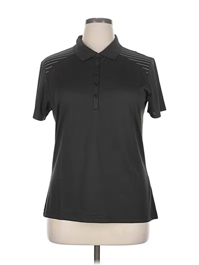 Pre-owned Callaway Short Sleeve Polo Shirt In Black