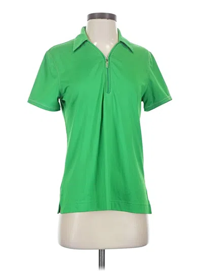 Pre-owned Callaway Short Sleeve Polo Shirt In Green