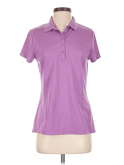 Pre-owned Callaway Short Sleeve Polo Shirt In Purple