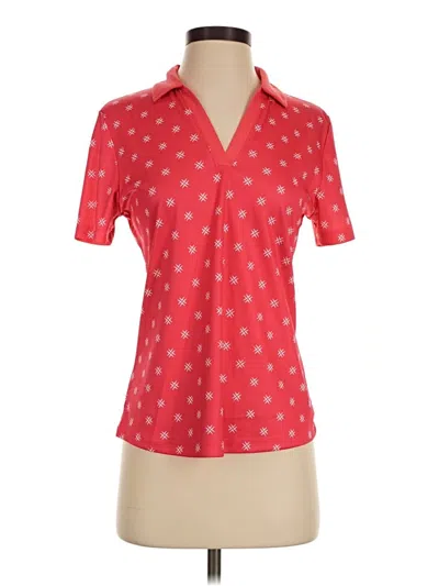 Pre-owned Callaway Short Sleeve Polo Shirt In Red