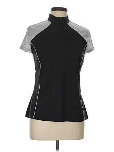 Pre-owned Callaway Short Sleeve Turtleneck In Black
