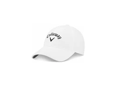 Callaway Side Crested Performance Structured Logo Hat Traditional Hats White: One Size