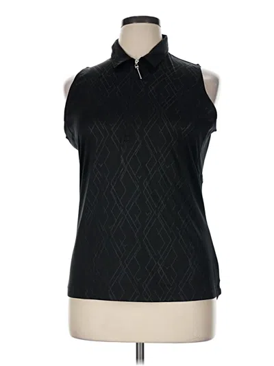 Pre-owned Callaway Sleeveless Blouse In Black