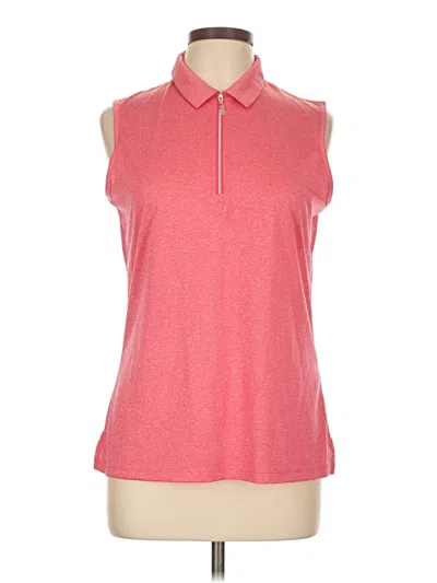 Pre-owned Callaway Sleeveless Blouse In Red