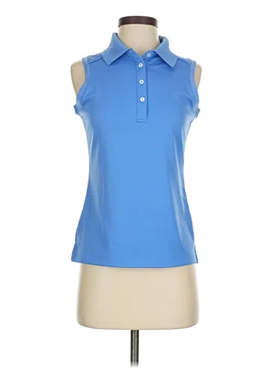 Pre-owned Callaway Sleeveless Polo Shirt In Blue