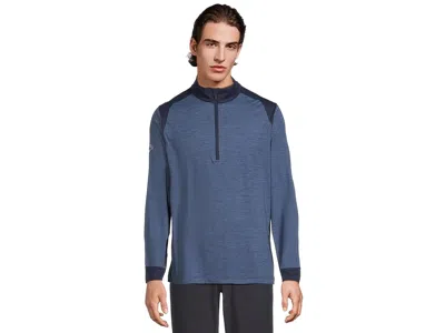 Callaway Soft Touch Blocked Long Sleeve Golf Base Layer In Blue