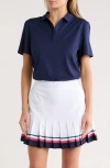 Callaway Solid Hue Polo In Blue