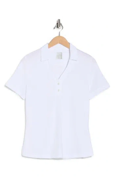 Callaway Textured Polo In White