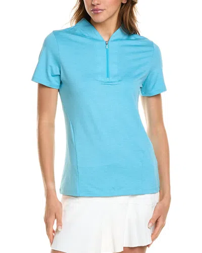 Callaway Tonal Heather Polo Shirt In Blue