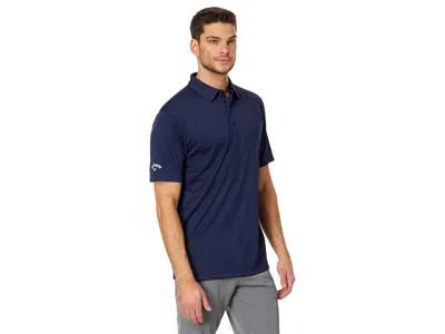 Callaway Tournament Short Sleeve Polo In Blue