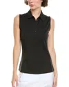 Callaway Twill Knit Polo Shirt In Black