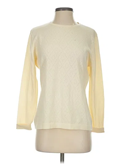 Pre-owned Callaway Wool Pullover Sweater In Ivory
