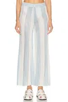 Calle Del Mar Cabana Stripes Knit Trousers