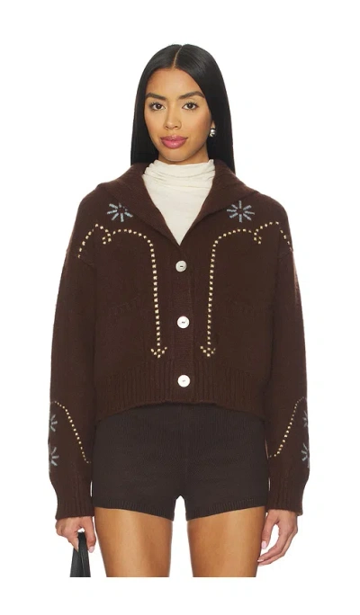 CALLE DEL MAR CASHMERE WESTERN CARDIGAN