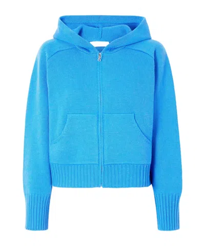 Calle Del Mar Cashmere Zip-up Hoodie In Gold
