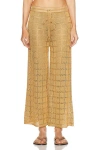 CALLE DEL MAR CROCHET PATCHWORK PANT