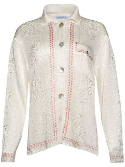 Calle Del Mar Dinner Party Shirt In White