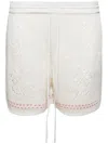 Calle Del Mar Dinner Party Short In White