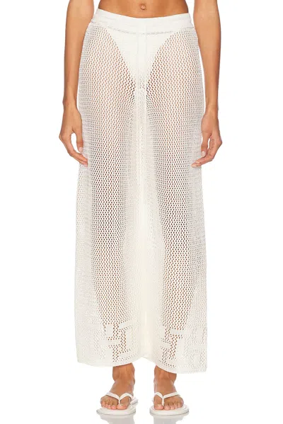 Calle Del Mar Geo Hem Pant In Brown