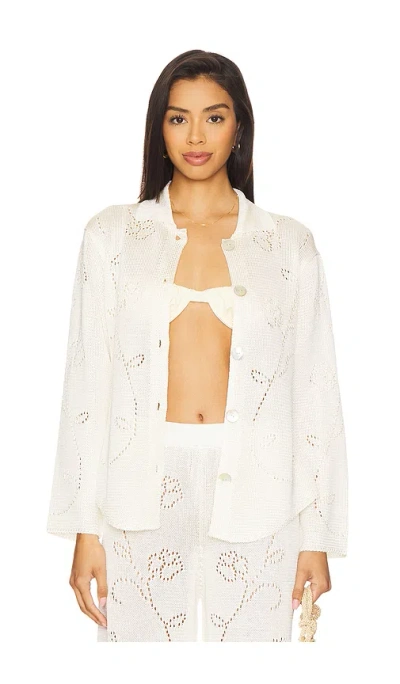 Calle Del Mar Ivy Long Sleeve Shirt In Brown