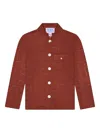 Calle Del Mar Long-sleeve Grid-pattern Shirt In Red