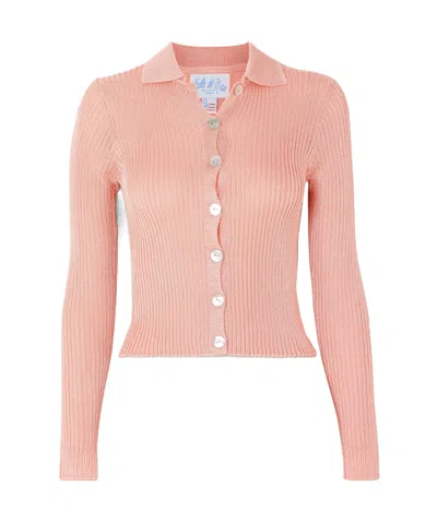 Calle Del Mar Long-sleeved Knitwear In Pink