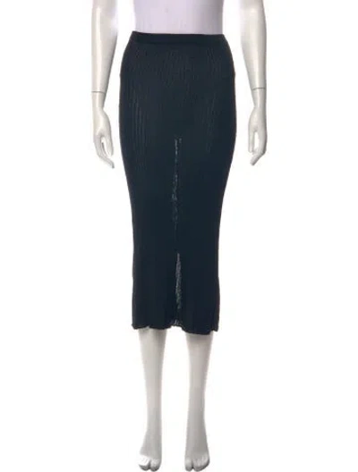 Pre-owned Calle Del Mar Midi Length Skirt In Black